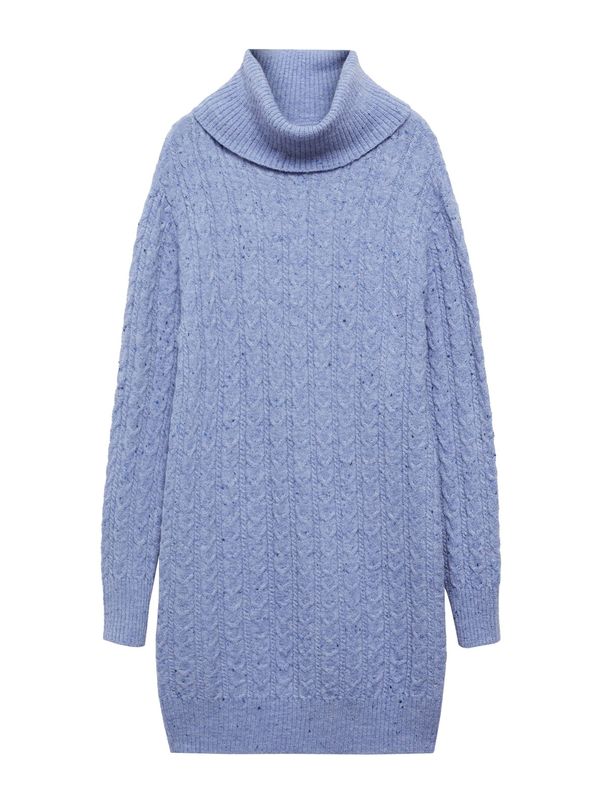 MANGO MANGO Pletena haljina 'TRENZI'  svijetloplava