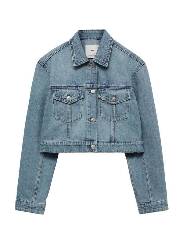 MANGO MANGO Prijelazna jakna 'AMY'  plavi traper