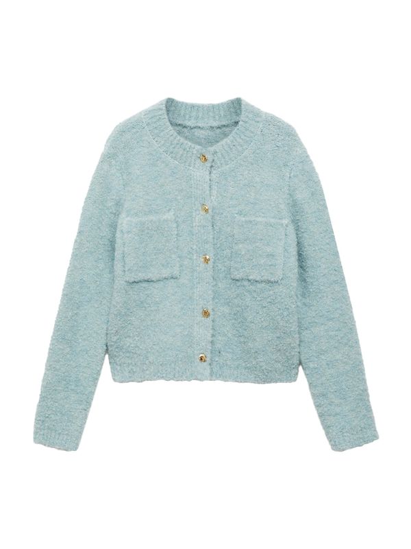 MANGO MANGO Prijelazna jakna 'BOTIJO'  nebesko plava