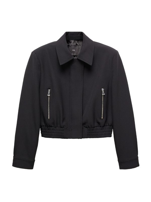 MANGO MANGO Prijelazna jakna  crna