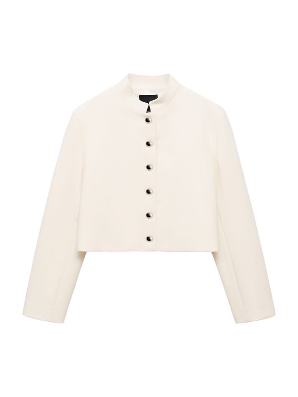 MANGO MANGO Prijelazna jakna 'DENVER'  ecru/prljavo bijela