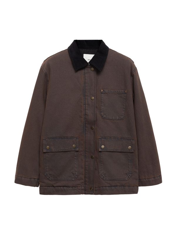 MANGO MANGO Prijelazna jakna 'GIANNA'  mornarsko plava / hrđavo crvena / crna