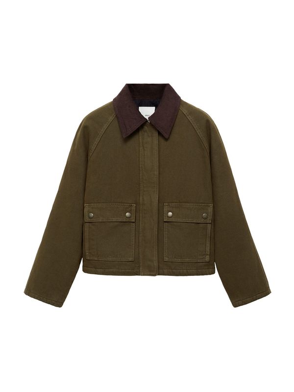 MANGO MANGO Prijelazna jakna 'Jessa'  smeđa / kaki