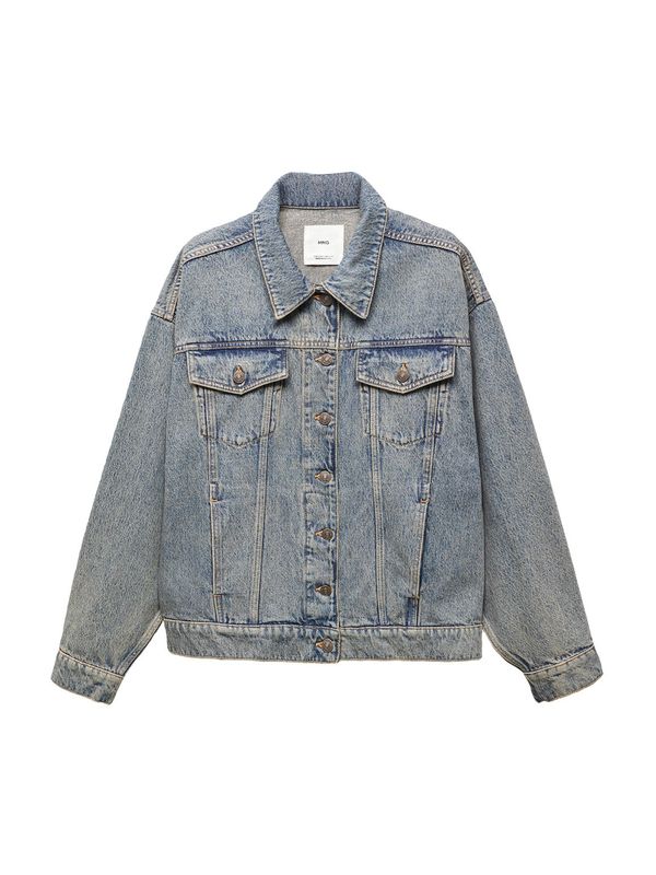 MANGO MANGO Prijelazna jakna 'KIMBERLY'  plavi traper