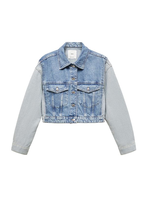 MANGO MANGO Prijelazna jakna 'Olivia'  plavi traper / svijetloplava