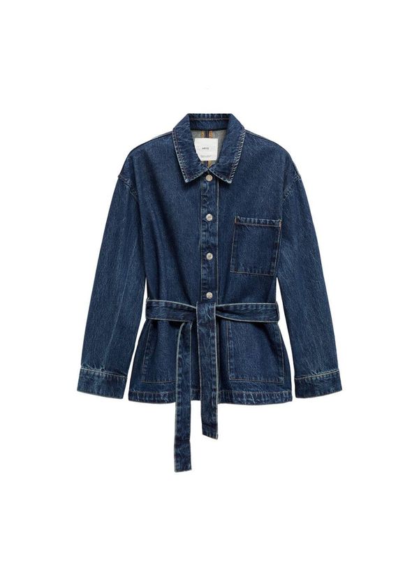 MANGO MANGO Prijelazna jakna 'Paula'  plavi traper