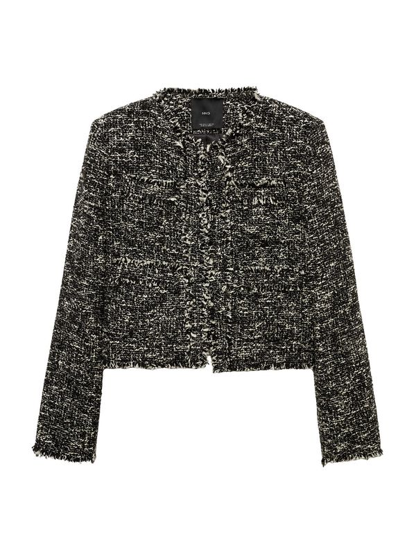 MANGO MANGO Prijelazna jakna 'SALT'  boja pijeska / crna