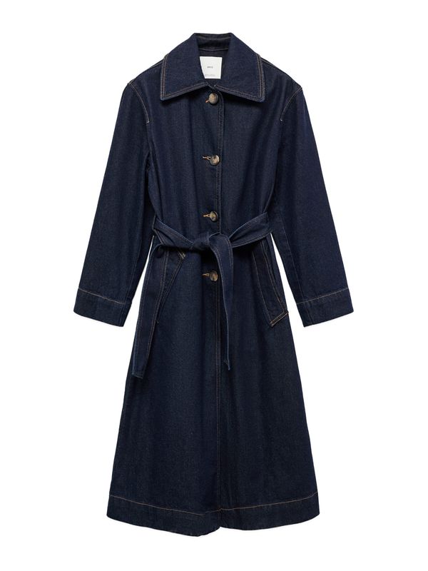 MANGO MANGO Prijelazni kaput ' AMELIA'  plavi traper