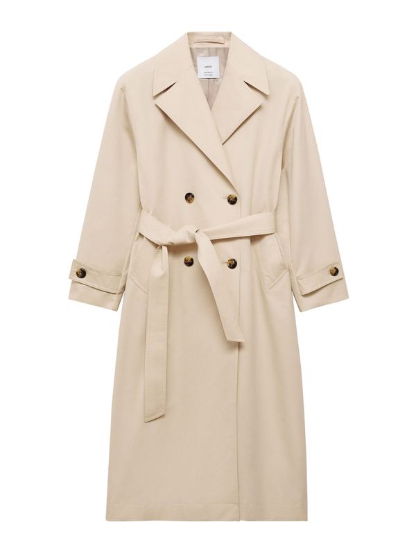 MANGO MANGO Prijelazni kaput 'Angela'  boja pijeska