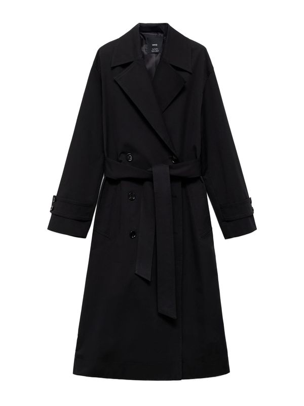 MANGO MANGO Prijelazni kaput 'ANGELA'  crna