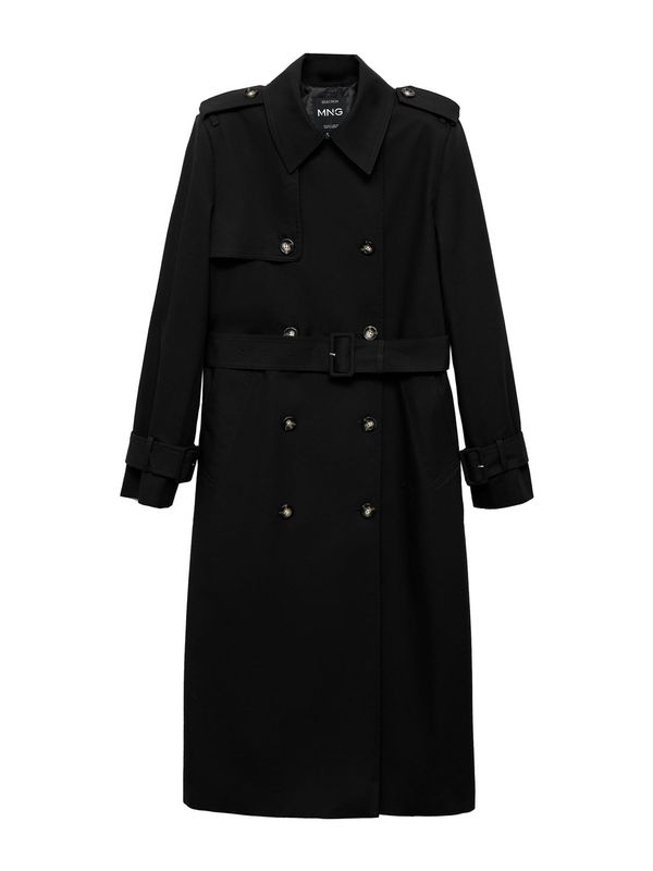 MANGO MANGO Prijelazni kaput 'Eiffel'  crna