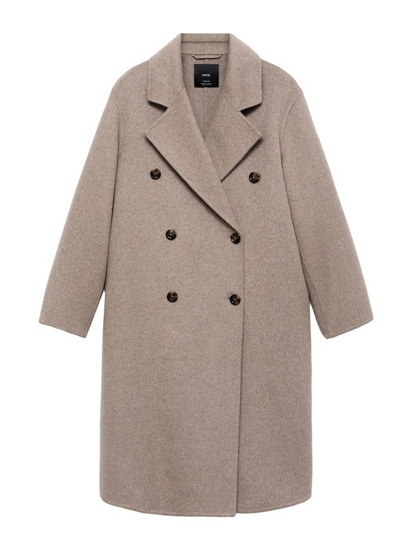 MANGO MANGO Prijelazni kaput 'PICAROL'  smeđa melange