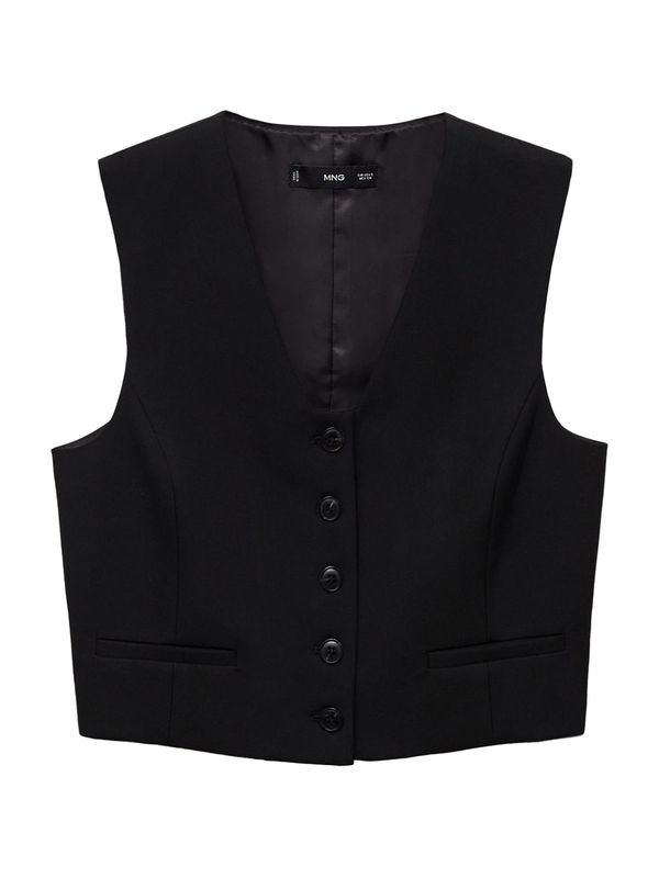 MANGO MANGO Prsluk od odijela 'BOWERY2'  crna