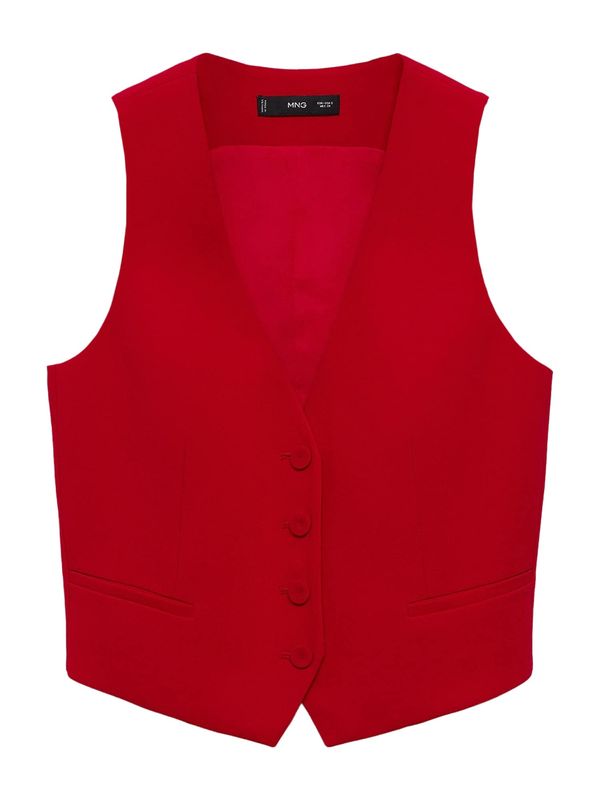 MANGO MANGO Prsluk od odijela 'IGUANA'  crvena