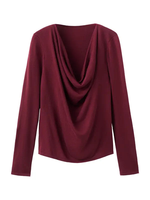 Mango MANGO Pulover  bordo