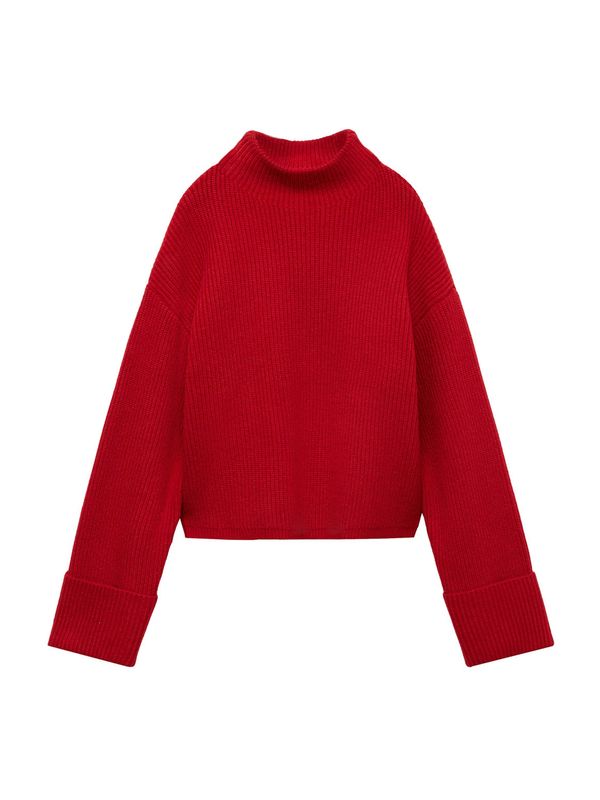 MANGO MANGO Pulover 'Botonet'  crvena