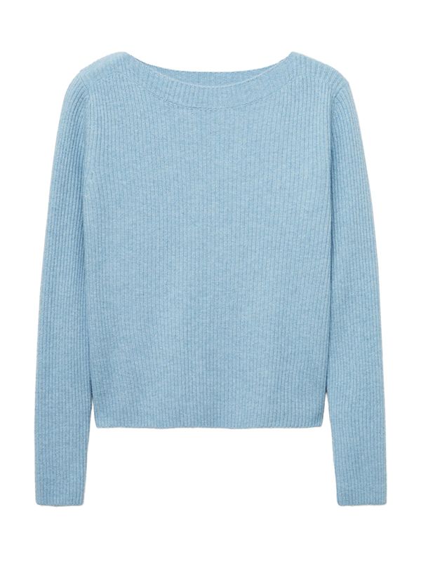 MANGO MANGO Pulover 'BRULE'  svijetloplava