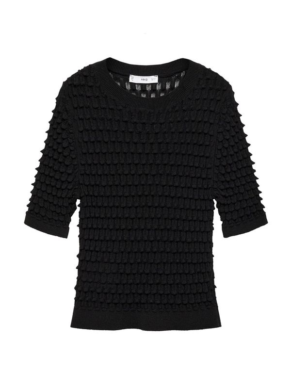 MANGO MANGO Pulover 'BRUNI'  crna