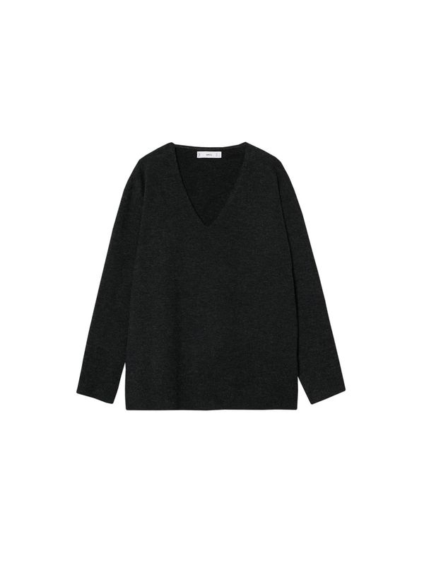 MANGO MANGO Pulover 'Canadav'  antracit siva