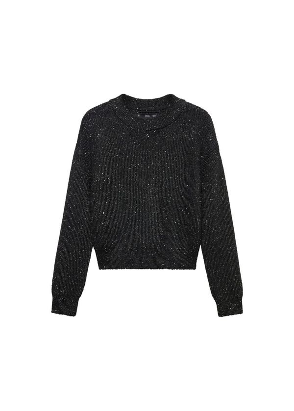 MANGO MANGO Pulover  crna