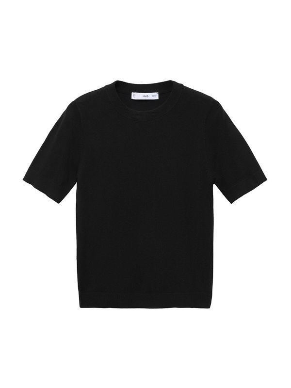 MANGO MANGO Pulover  crna