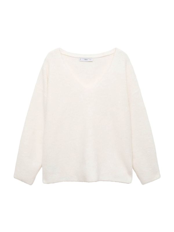 MANGO MANGO Pulover 'FETEN'  ecru/prljavo bijela