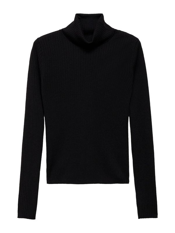 MANGO MANGO Pulover 'FLURRON'  crna