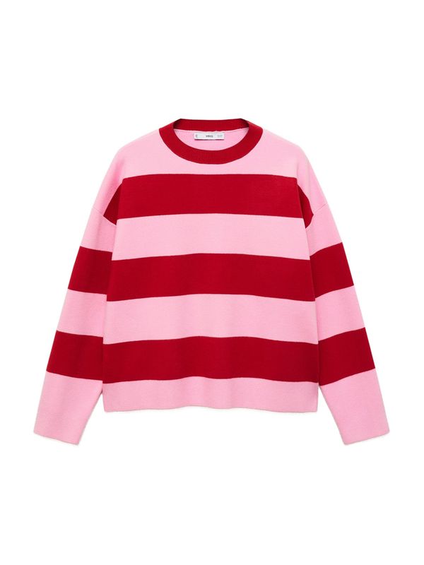 MANGO MANGO Pulover 'LOTUINI'  svijetloroza / crvena