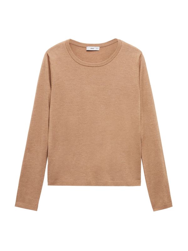 MANGO MANGO Pulover 'LUCCA'  svijetlosmeđa