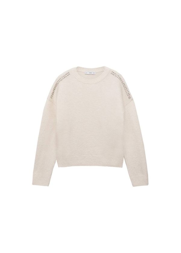 MANGO MANGO Pulover 'Misol'  vuneno bijela