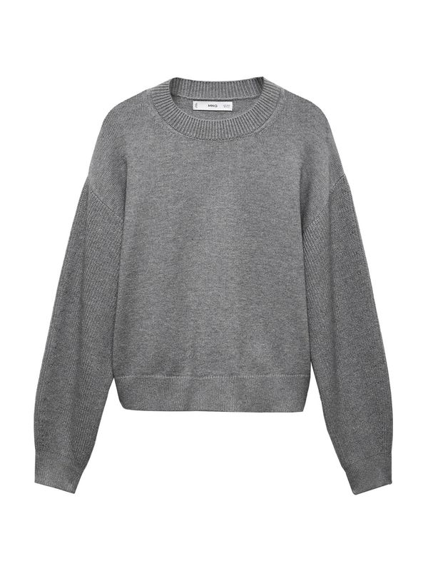 MANGO MANGO Pulover 'Nora'  siva melange