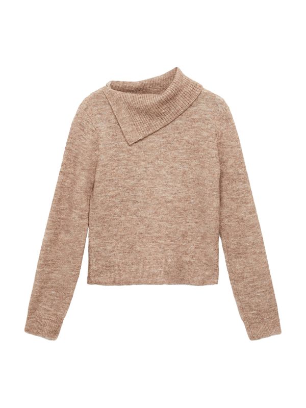 MANGO MANGO Pulover 'PULGUITA'  tamno bež / taupe siva