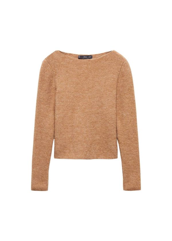 MANGO MANGO Pulover 'Rosa'  karamela