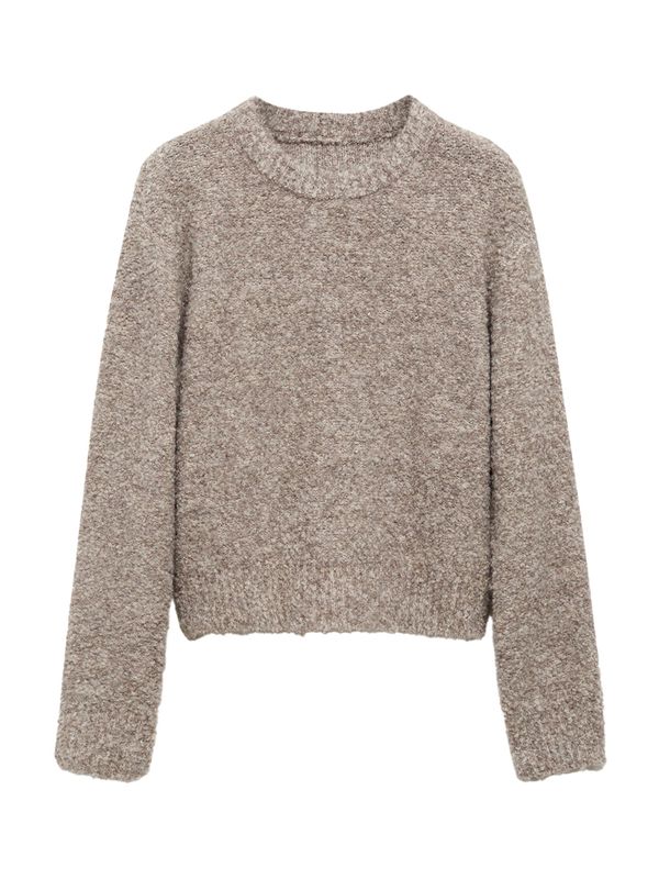MANGO MANGO Pulover 'RUCULA'  smeđa melange