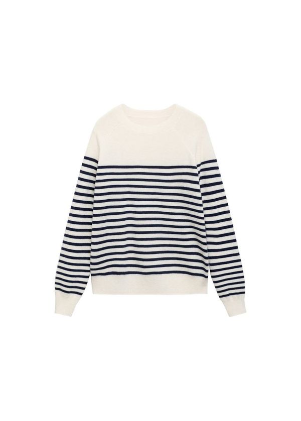 MANGO MANGO Pulover 'Serrano'  boja pijeska / mornarsko plava