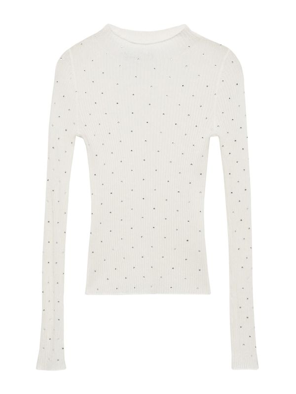 MANGO MANGO Pulover 'Starry'  ecru/prljavo bijela