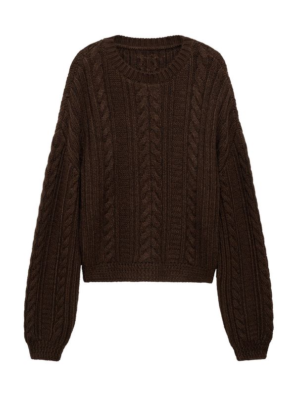 MANGO MANGO Pulover 'Tibi'  tamno smeđa