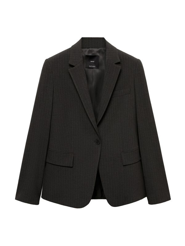 MANGO MANGO Sako 'RORVIK'  antracit siva / svijetlosiva