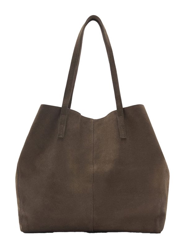 MANGO MANGO Shopper torba 'BASSI'  tamno zelena
