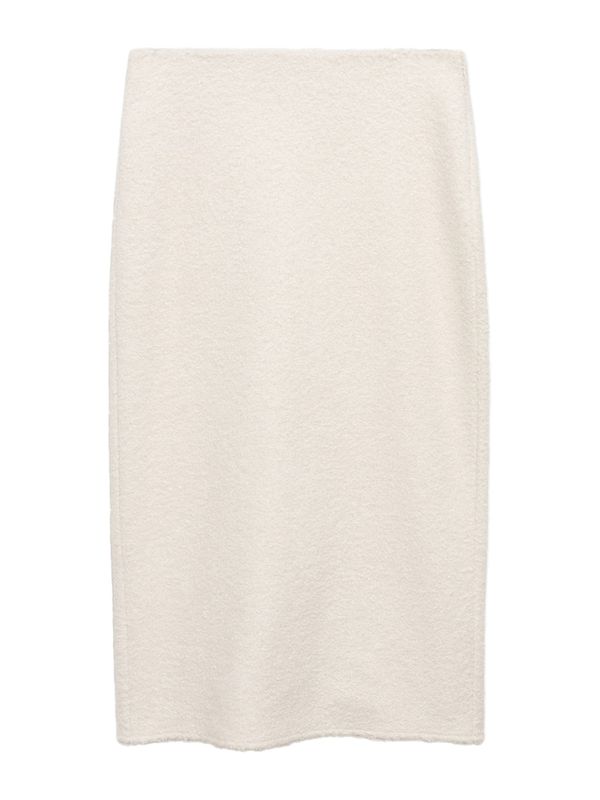 MANGO MANGO Suknja 'BUBLE'  ecru/prljavo bijela