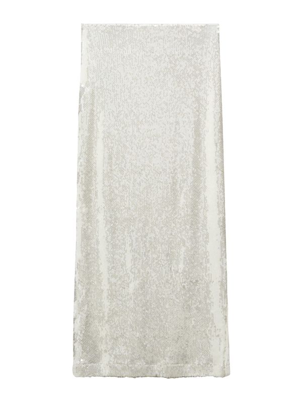 MANGO MANGO Suknja 'DEGRA 2'  srebrno siva