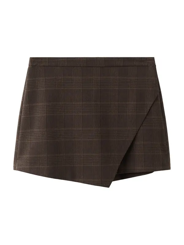 Mango MANGO Suknja 'KLIMT'  smeđa / zeleno smeđa