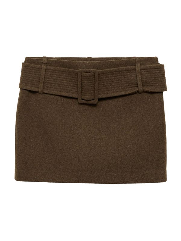 MANGO MANGO Suknja 'Quilt'  maslinasta