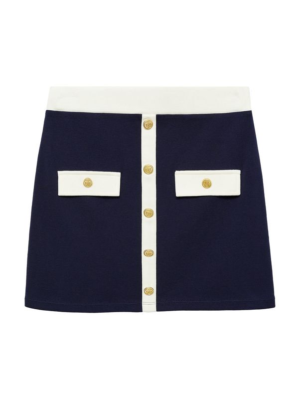 MANGO MANGO Suknja 'RAYITO'  morsko plava