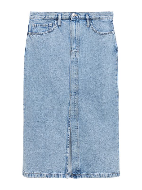 MANGO MANGO Suknja 'SOLEIL'  plavi traper