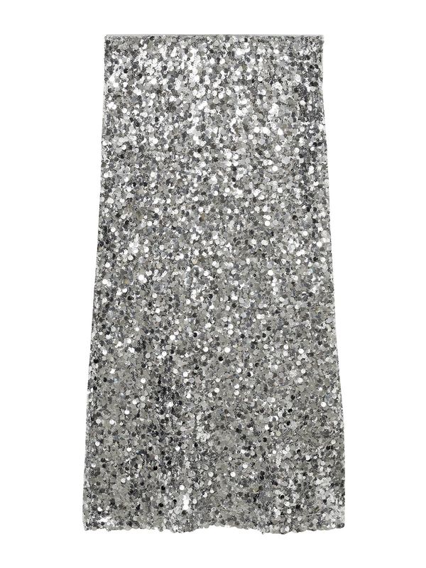 MANGO MANGO Suknja 'XJAVIERA'  srebro