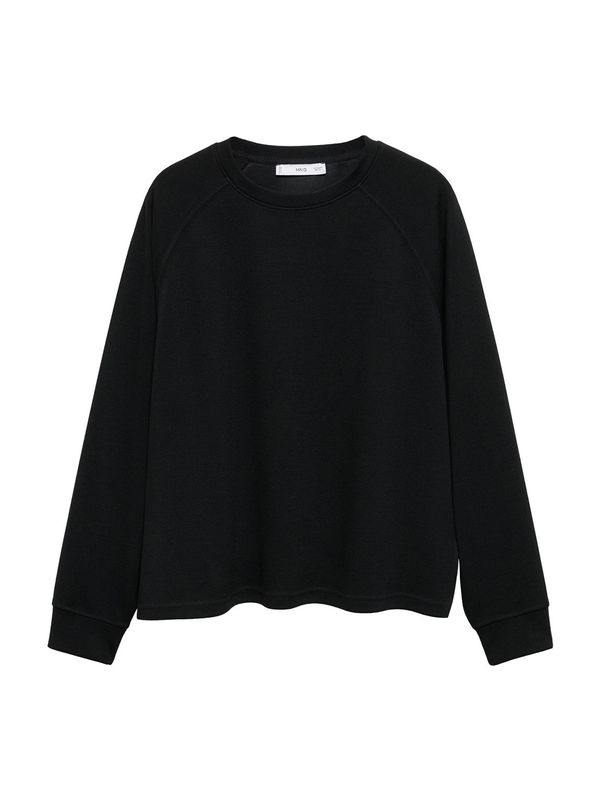 MANGO MANGO Sweater majica  crna
