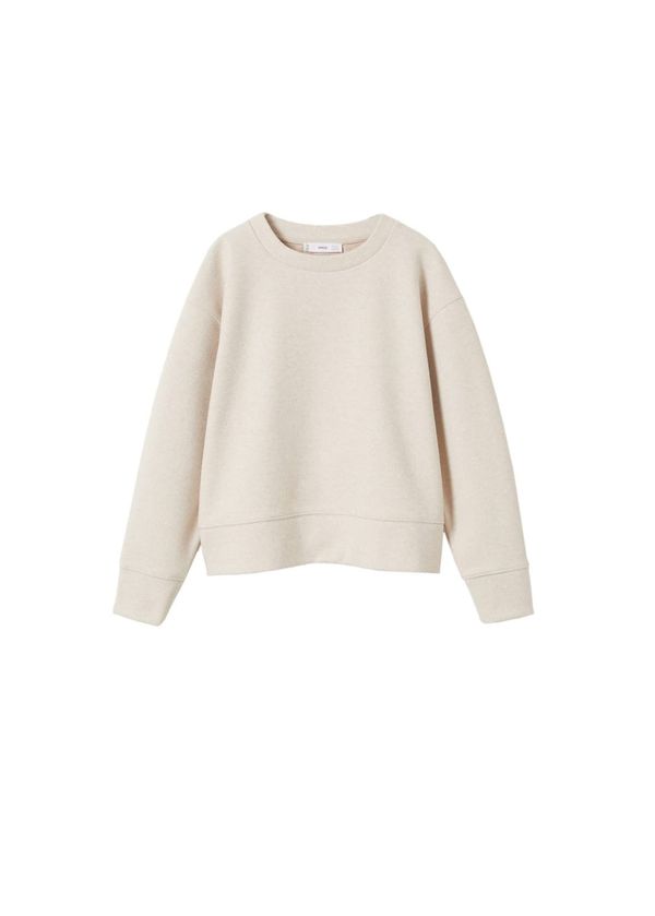 MANGO MANGO Sweater majica 'Pata'  bež
