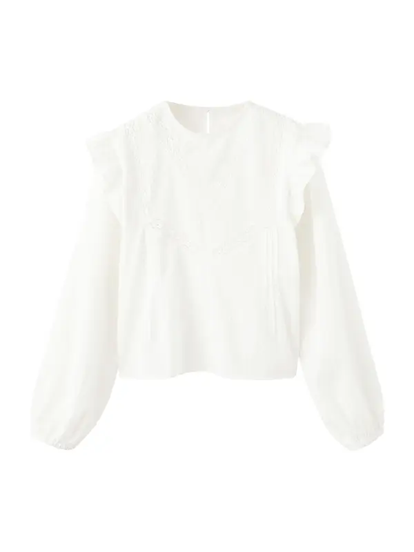 MANGO TEEN MANGO TEEN Bluza 'Luz'  prljavo bijela