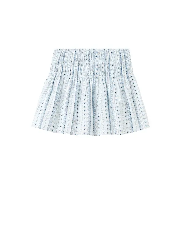 MANGO TEEN MANGO TEEN Suknja 'BLAUF'  svijetloplava / tamno plava / bijela